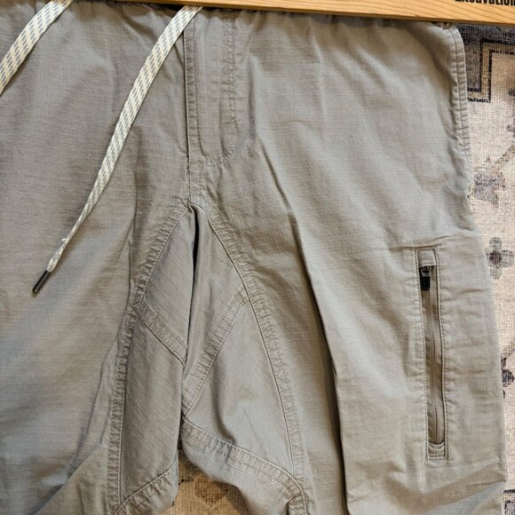 Vuori Mens Sz M Ripstop Drawstring Jogger Pants Grey 32x30 - Picture 6 of 7